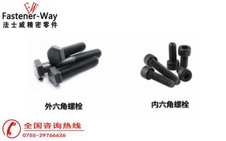 外六角螺栓和內(nèi)六角螺栓有什么不同之處？-法士威